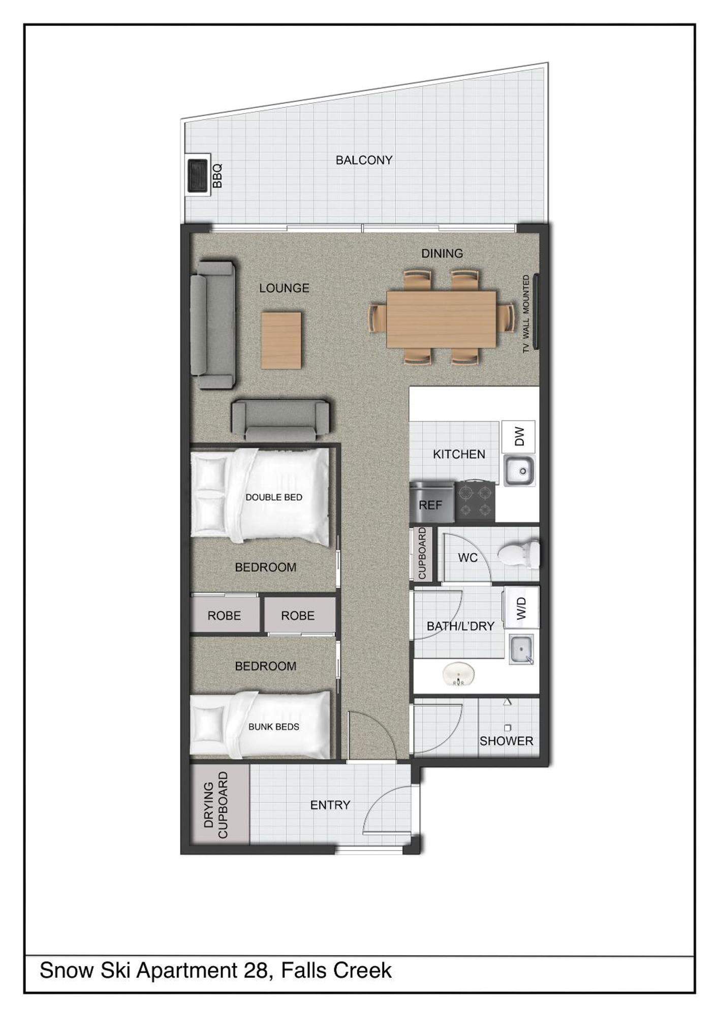 Snow Ski Apartments 28 Falls Creek Extérieur photo